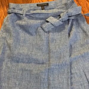 Banana Republic Skirts - Feathered Blue: Below the knee skirt Banana Republic Skirts - Feathered Blue: Below the knee skirt